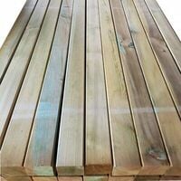 Listone legno pino impregnato autoclave 70 x 70 x 1500 mm tavola morale esterno
