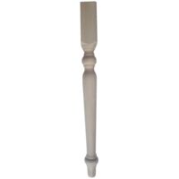 Gamba tavolo in legno di faggio 1 pezzo grezzo mm ø 70 x h 750 mod forma