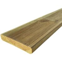 Pavimento decking da esterno legno pino impregnato autoclave mm 28 x 145 x 2000