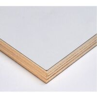 Pannello multistrato bilaminato bianco opaco mm 18 x 600 x 1200 laminato