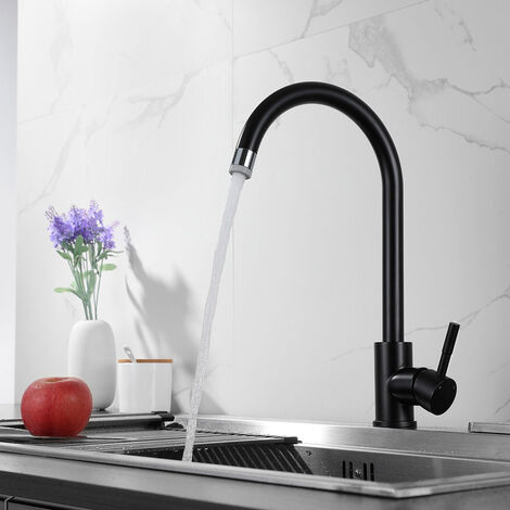 Waternymph Hibbent Aérateur de robinet double fonction à 2 flux pour évier de cuisine 