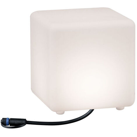 Paulmann LED Plug & weiß warmweiß in 24V Lichtwürfel 200x200mm IP67 Shine
