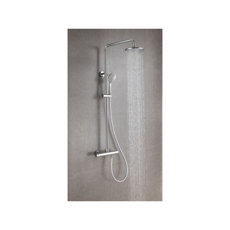 Colonne de douche thermostatique 4011 PRO Noir - avec douchette à