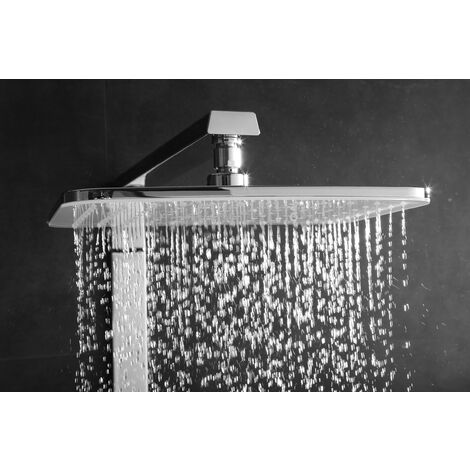 Blaufoss Raindream Flat tête de douche rectangulaire 45 x 25 cm chrome brillant