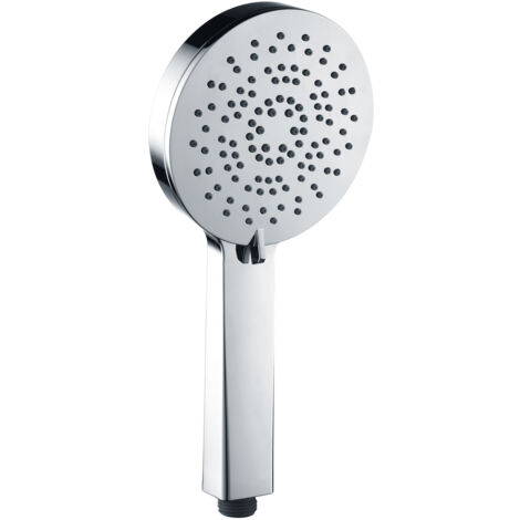 Pommeau De Douche Design Chromé Avec Buses Anti-calcaire - Filetage 1/2", Orientable