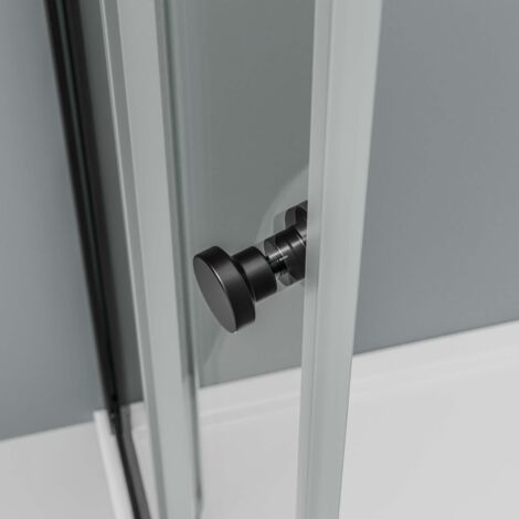 ONDEE - Cabine GENA - Sans silicone - 1/4C 80cm - Profilés aluminium - Blanc - En kit - Bricolage