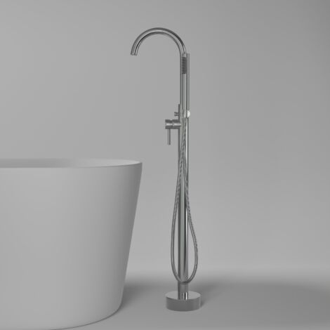 Mitigeur Douche Chromé - Robinet de Baignoire Mural, Design Élégant avec Raccord G1/2 pour Flexible | Leroy Merlin