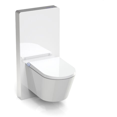 BERNSTEIN Pack WC japonais Module sanitaire Blanc, Toilettes