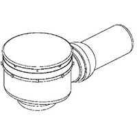 Bonde de douche Dallmer - 60mm pour receveur avec orifice de vidage de Ø  90mm - rotule réglable