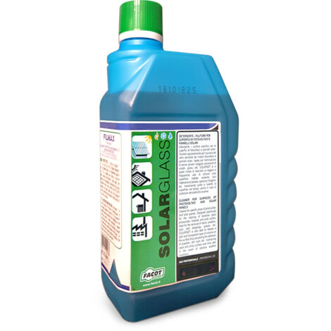 Detergente protettivo per la pulizia dei pannelli solari FACOT SolarGlass - tanica da 1 Lt (1/2)