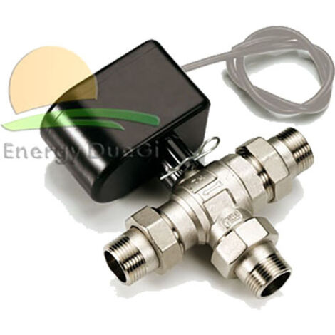 Valvola a sfera motorizzata deviatrice 1" M 230VAC - 5 FILI - 2134