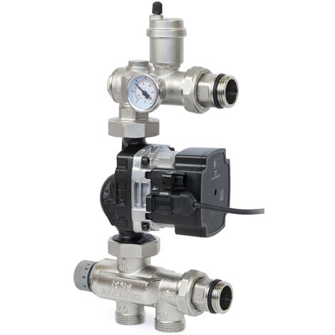Gruppo miscelato compatto a punto fisso 20-50oC Circolatore Grundfos UMP3 Hybrid 25/70 (1/3)