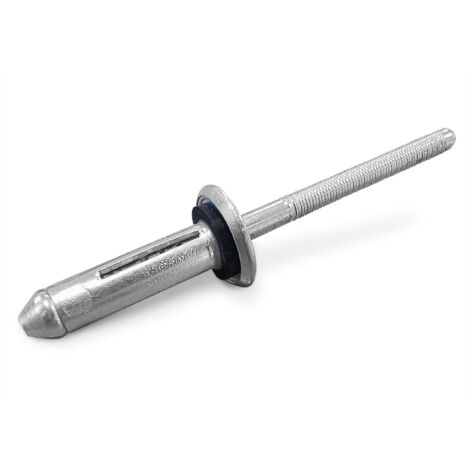 Rivetto con testa tonda con guarnizione in Neoprene, lunghezza 17,5 mm (1/2)