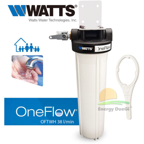 Sistema di prevenzione calcare OneFlow OFTWH senza sali per impianti sanitari da 38 l/min (1/3)
