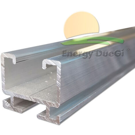 Profilo di montaggio rapido barra lunghezza 3,40 mt 0,9 Kg/metro (1/3)