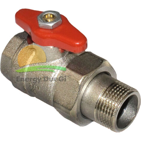 Valvola A Sfera Con Maniglia A Leva A Passaggio Integrale M/F In Ottone, Temperatura Massima 95° C - Varie Filettature (3/4 - Foto 3