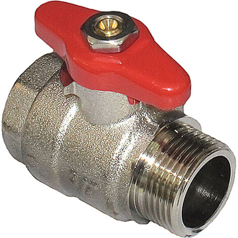 Valvola A Sfera Con Maniglia A Leva A Passaggio Integrale M/F In Ottone, Temperatura Massima 95° C - Varie Filettature (3/4 - Foto 4