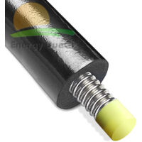 Tubazione Solarflex singola in acciaio inox spess. isolante 13mm DN20 - 1 metro