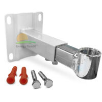 STAFFA DI SUPPORTO A MURO CON VITI E TASSELLI RACCORDO DA 3/4"