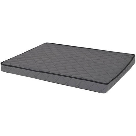 lionto Orthopädische Hundematte Hundebett Kunstleder Hundekissen Memory Schaumstoff (M) 80x55 cm