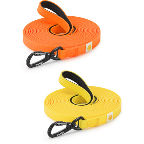 lionto PVC Schleppleine mit Handschlaufe wasserfest