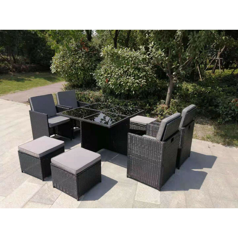 eton rattan cube