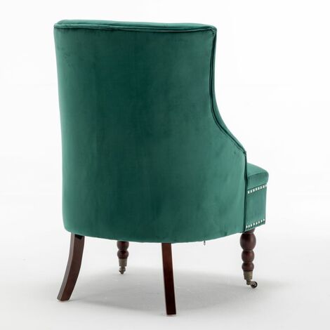 World market deals green velvet chair