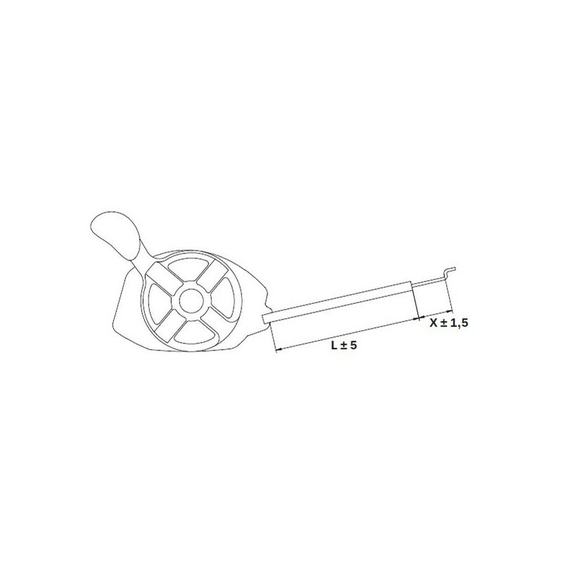 1134-4195-04 - Câble d'Accelerateur pour Tracteur Tondeuse STIGA