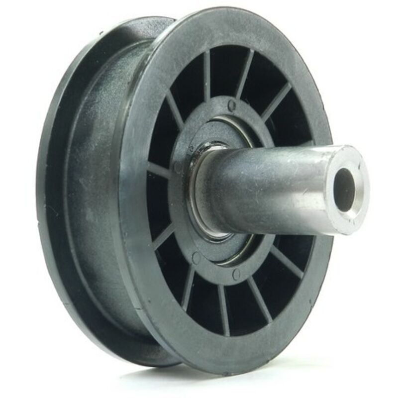 Poulie De Renvoi Plate 756-1188 Pour Tondeuse Autoportée MTD - Diamètre 141 Mm, Hauteur 24 Mm, Métal Noir