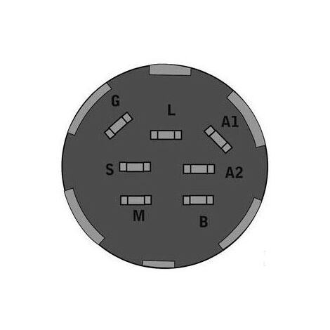 Interrupteur à Clé D'Allumage Avec 2 Clés Pour Tracteur Tondeuse - Compatible 725-1741 925-1741