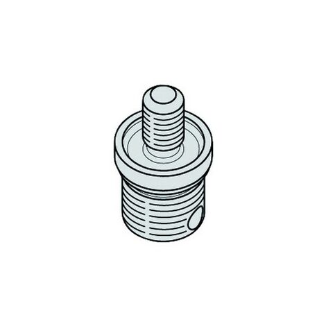 Adaptateur pour tête Load&Go M8x1,25 mâle gauche – Pour outils de jardin multifonction – Compatible avec matériaux durs