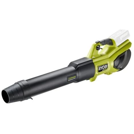 Ryobi – Souffleur à batterie 36V – Moteur Brushless Turbo Jet Whisper – Débit d'air 20,7 m³/min – Vitesse 306 km/h – Pour grands jardins - RY36BLXB-0