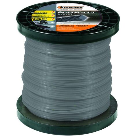 Bobine de Fil Nylon Carré Ondulé D.3,5mm x 128m (1/2)