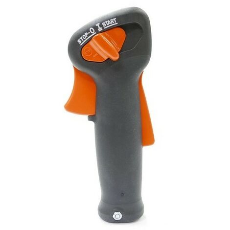 Stihl – 41287901300 – Poignée d'accélérateur complète pour débroussailleuse – Compatible FS 80/85 – Interrupteur Marche/Arrêt