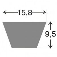 L538K - Courroie KEVLAR 5L380
