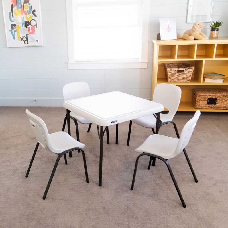 Lifetime Childrens Table and 4 Chairs Combo Light Commercial