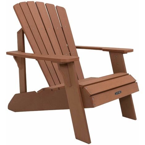 Lifetime Adirondack Chair, Brown - Brown