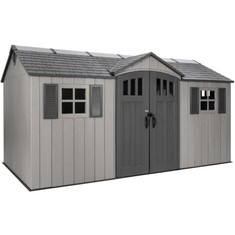 Lifetime Dual Entry 15’ x 8’ Outdoor Shed (1/5)
