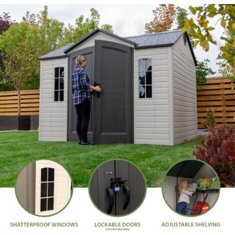 Lifetime 10 ft. x 8 ft. Outdoor Storage Shed