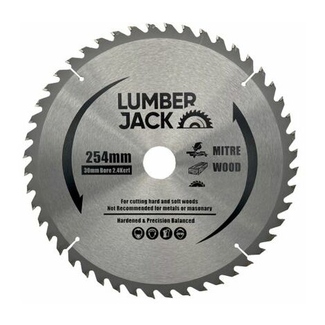 Lumberjack 254mm 60 Tooth Circular Saw Blade 30mm bore