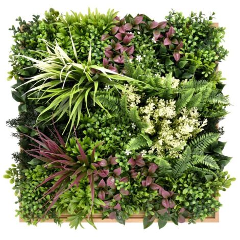 BONERVA JARDÍN VERTICAL MALDIVAS CON MARCO 50CMX50CM
