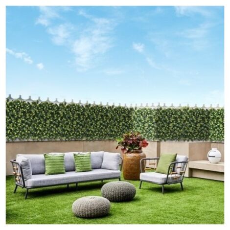 BONERVA MAL1206 LAUREL Jardín Vertical Artificial Pack 4 Piezas 50x50 cm - ref: MAL1206