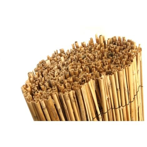 cañizo  Natural Rollo De 1 X 5 Metros  unidas entre sí mediante alambre plastificado