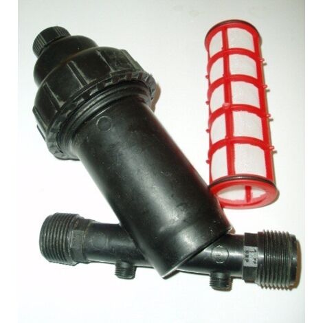 Filtro de goteo de malla ½ pulgada ideal para intalaciones de goteo de jardin y huertas