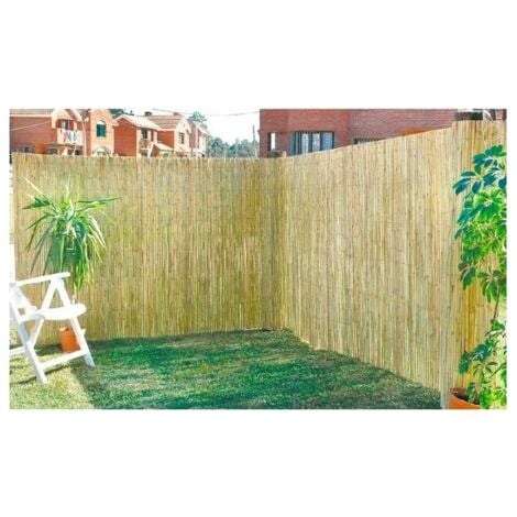 BAMBU  NATURAL MEDIA CAÑA 1X5 METROS MATERIAL ECOLOGICO
