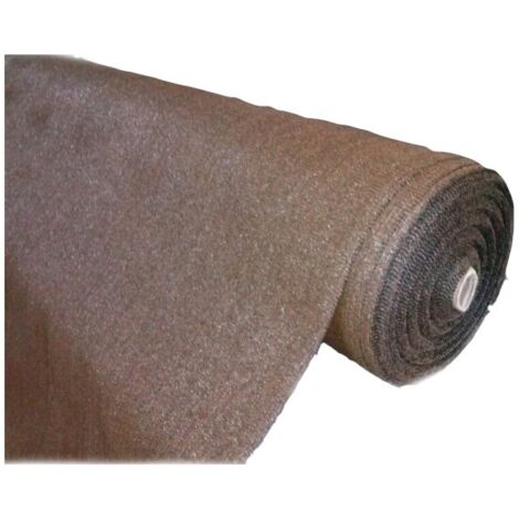 MINI ROLLO  DE MALLA DE SOMBREO  MARRON 1X5 M