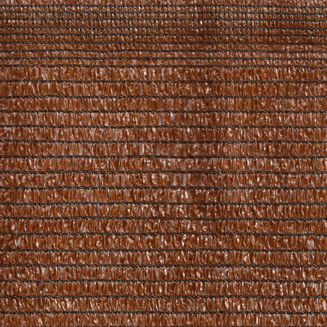 MINI ROLLO  DE MALLA DE SOMBREO  MARRON 1X5 M