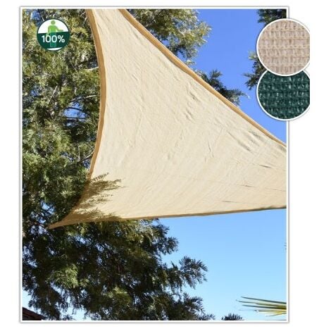 TOLDO DE VELA CUADRADO  VERDE  DE POLIETILENO ( MEDIDA 3,6X3,6 METROS )