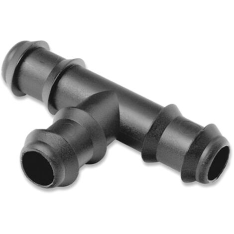 Te Simple Para Tuberias Goteo Ø 16 mm. (Bolsa 100 Piezas)