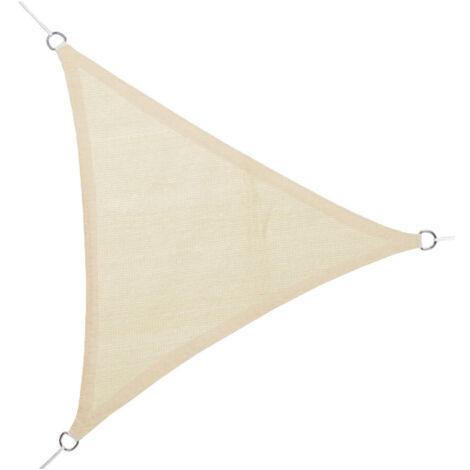 Faura - Toldo Vela Triangular Beige 150 gr/m2 3,6 x 3,6 x 3,6 metros - 3,6 x 3,6 x 3,6 metros -